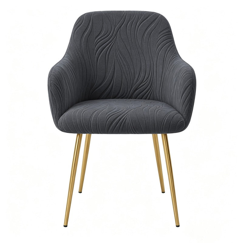 Housse de canapé en polaire jacquard, détail de l'ourlet