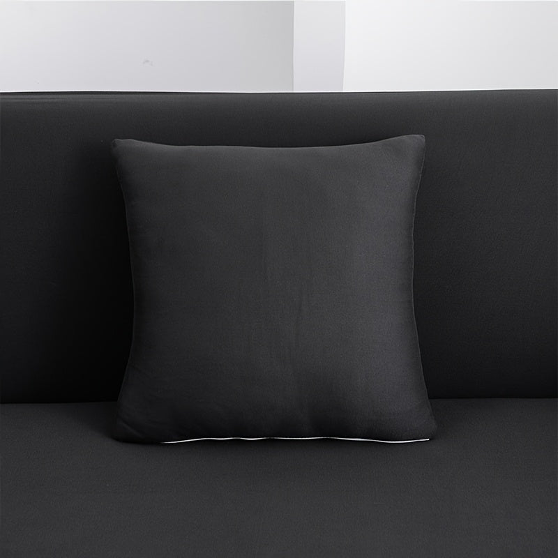 Housse de canapé légère extensible en fibre de lait imprimée, gros plan sur le tissu