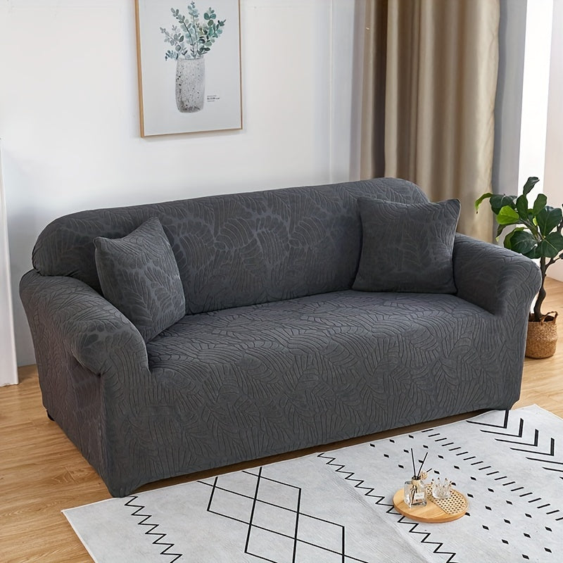 Housse de canapé extensible en tissu matelassé matelassée antidérapante, gros plan sur le tissu