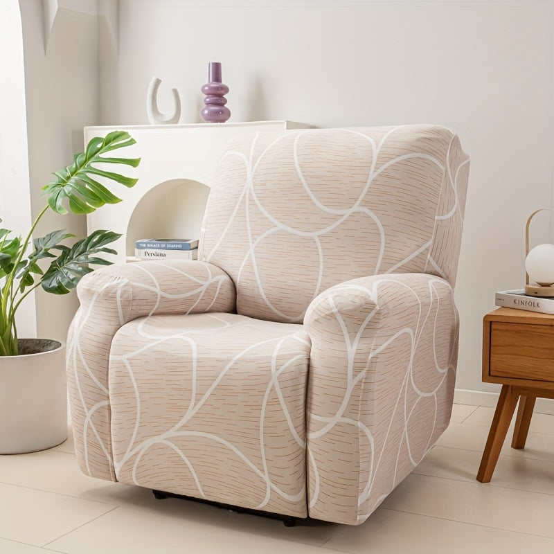 Housse de canapé extensible en fibre de lait d'esprit bohème — détail de la matière : fibre de lait