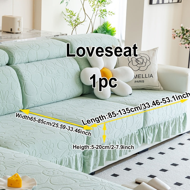 Housse de canapé en polaire anti-griffes, tissu de 200 à 250 g/m²