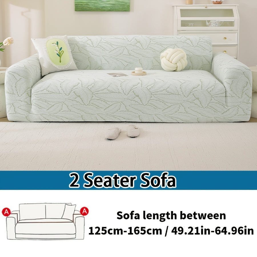 Housse de canapé extensible en polyester, mise en situation