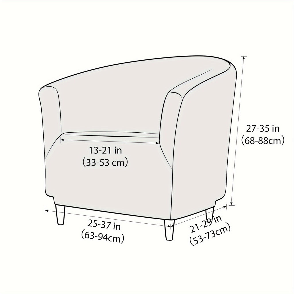 Housse de canapé extensible en polaire jacquard antidérapante pour fauteuil, visuel produit