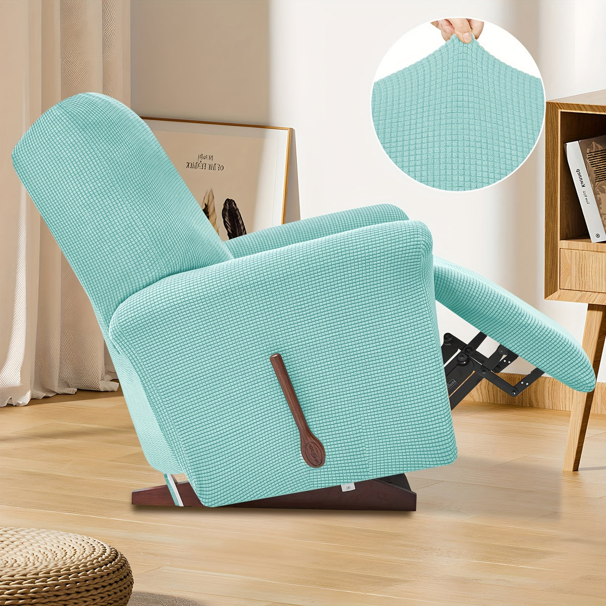 Housse de canapé épaisse extensible en polaire à housses séparées, tissu de 200 à 250 g/m²