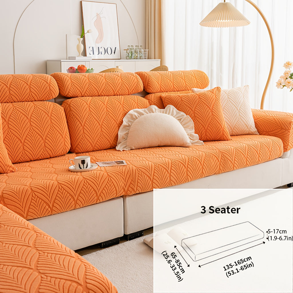Housse de canapé extensible en polaire à housses séparées, tissu de 180 à 200 g/m²