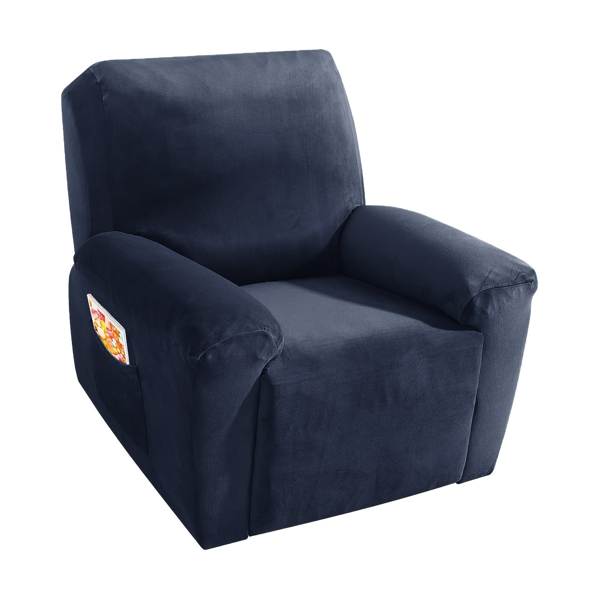 Housse de fauteuil en polaire jacquard — détail de la matière : polaire Image