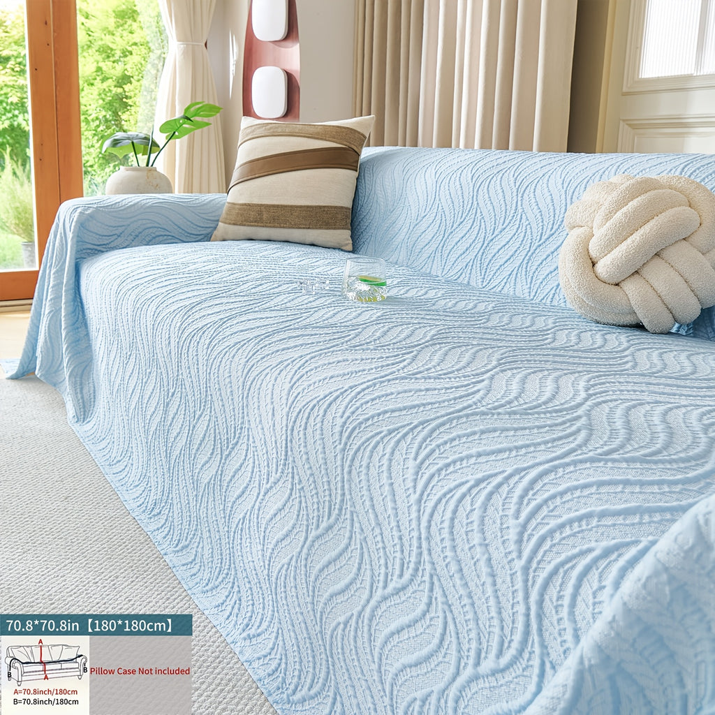 Housse de coussin épaisse en polyester, mise en situation