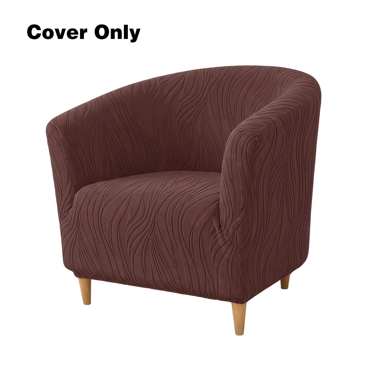 Housse de canapé extensible en polaire jacquard antidérapante pour fauteuil, gros plan sur le tissu