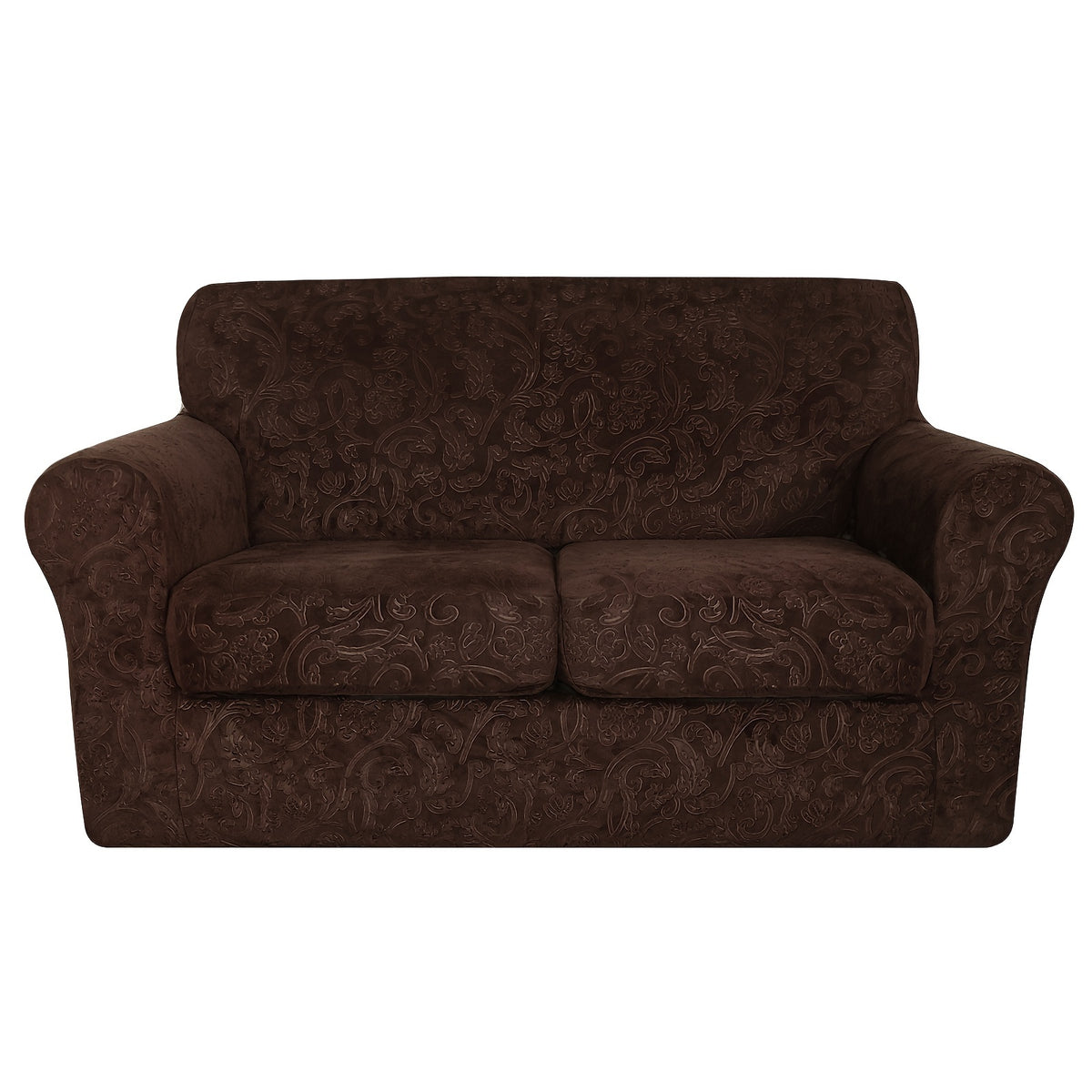Housse de canapé extensible en polaire jacquard antidérapante à housses, tissu de 200 à 250 g/m² Image