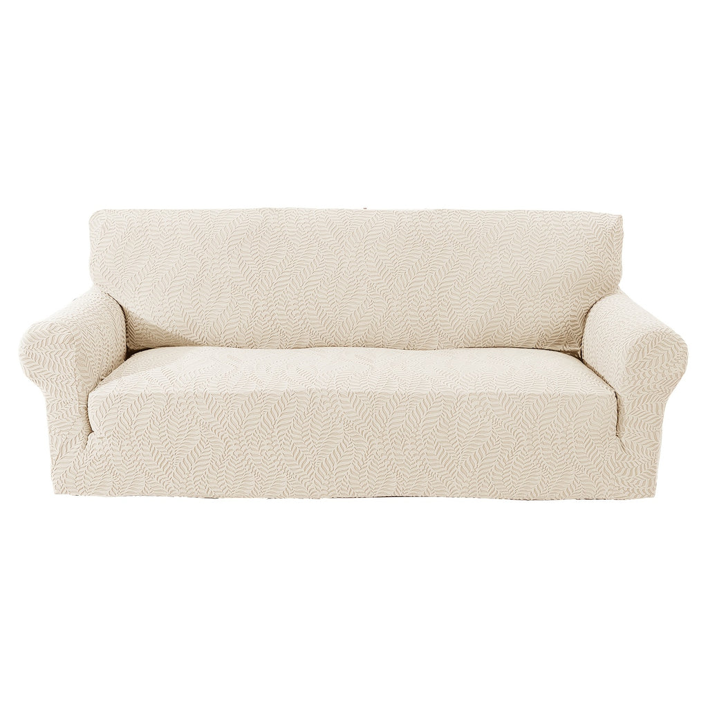 Housse de canapé extensible en polaire jacquard antidérapante au rendu glamour, autre coloris