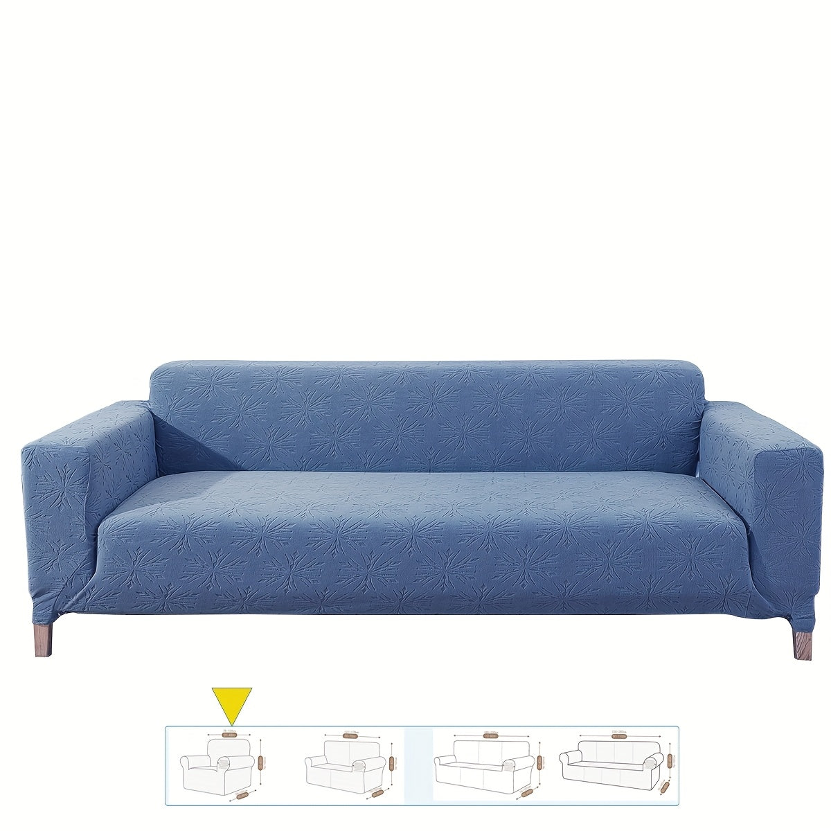 Housse de canapé épaisse extensible en polaire jacquard anti-griffes, autre coloris