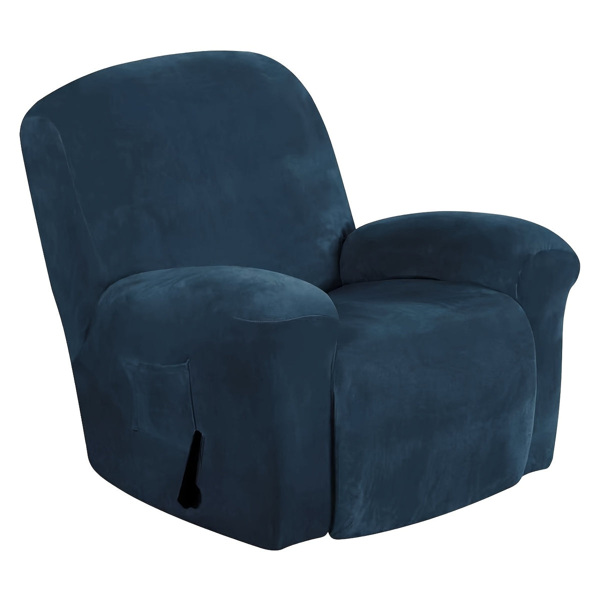 Housse de fauteuil épaisse extensible en velours, autre coloris