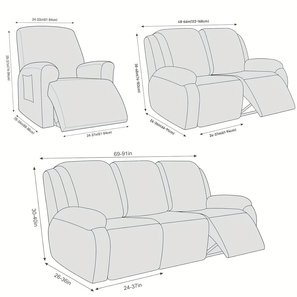 Housse de fauteuil en polaire jacquard, mise en situation