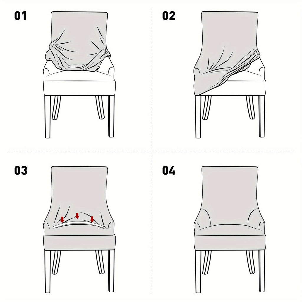 Housse de fauteuil extensible en velours, autre coloris