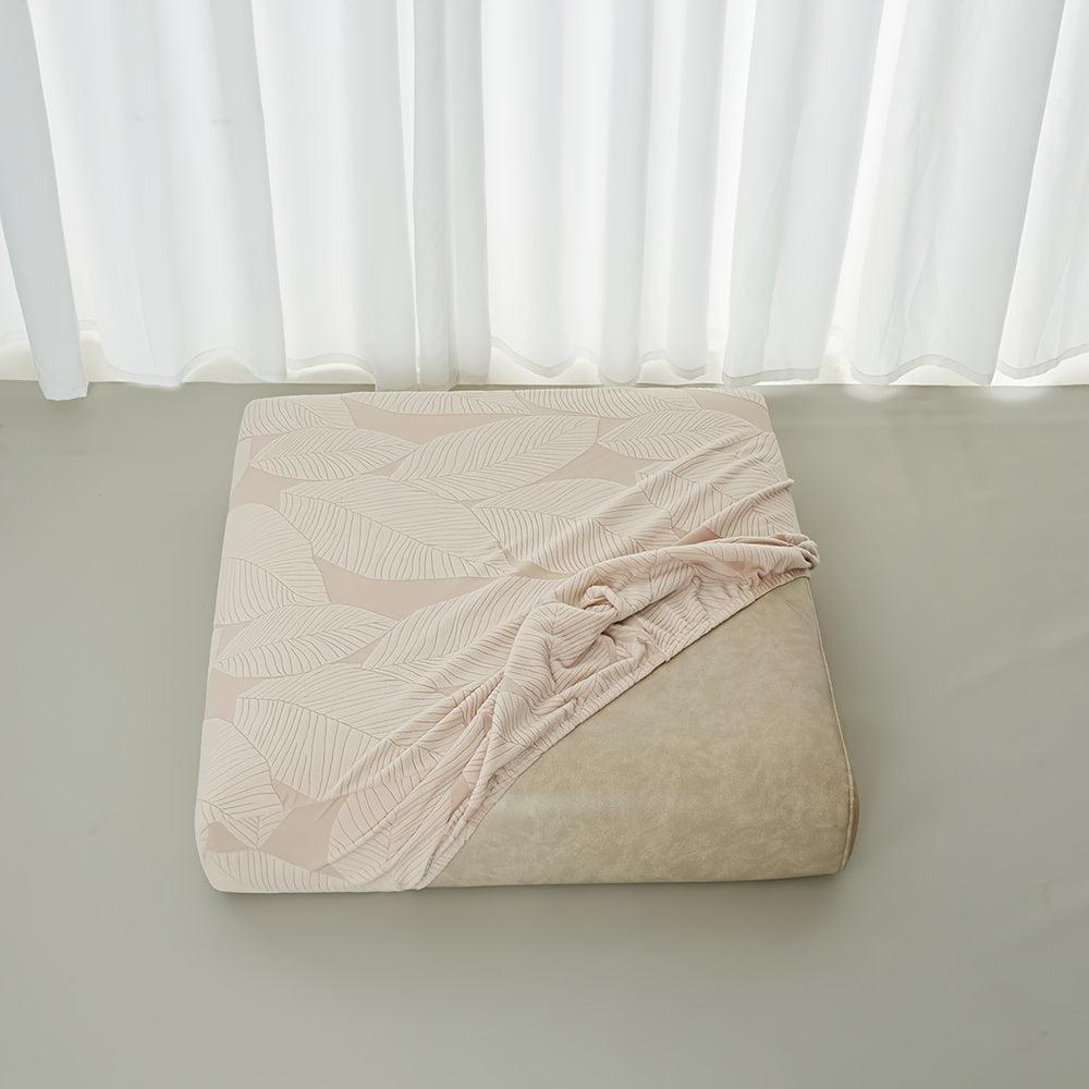 Housse de coussin en jacquard, détail de l'ourlet