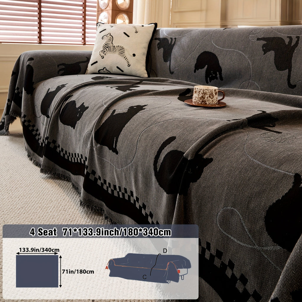 1 Housse de canapé protectrice pour animaux de, mise en situation