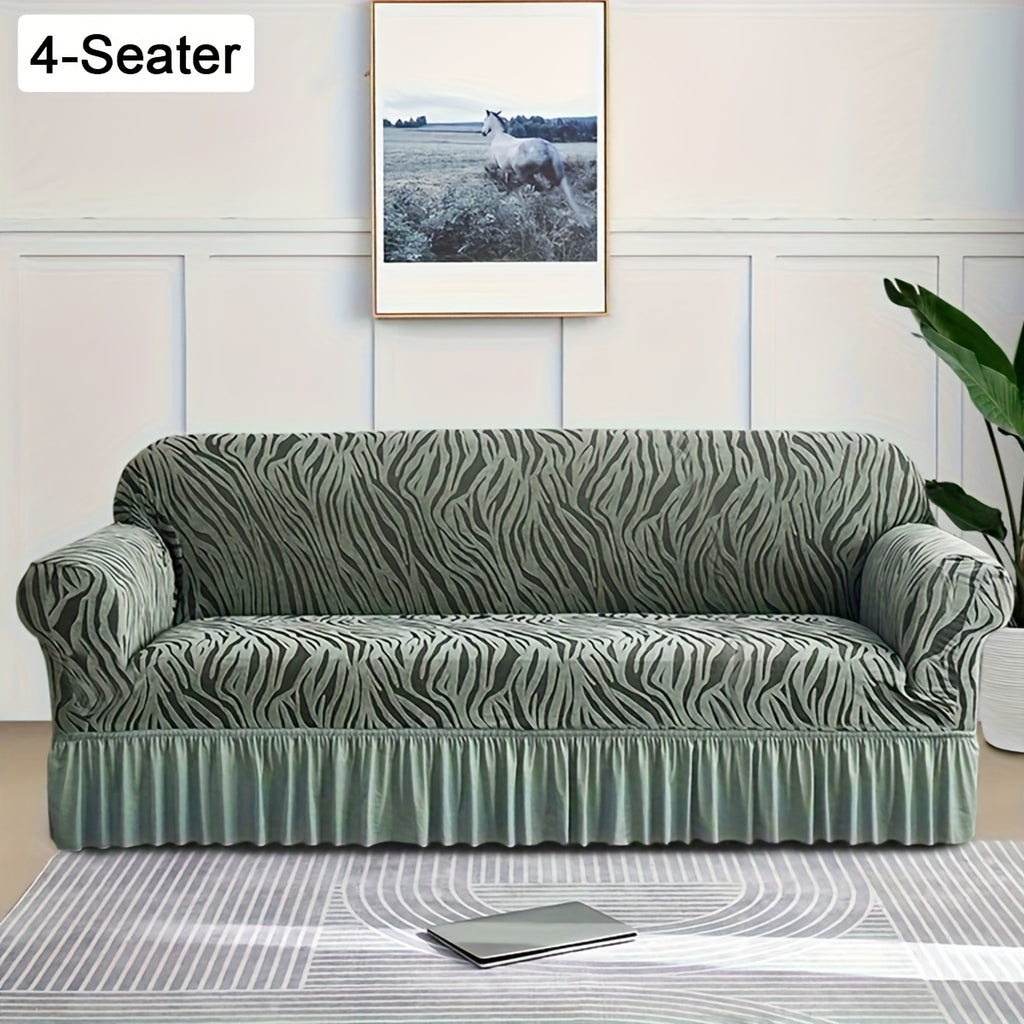 Housse de canapé extensible en jacquard, visuel produit