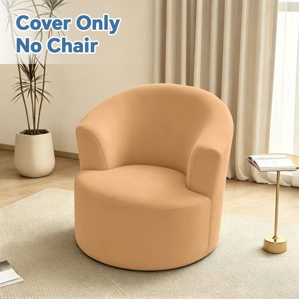 Housse de chaise légère extensible en fibre de lait pour fauteuil, vue de dos