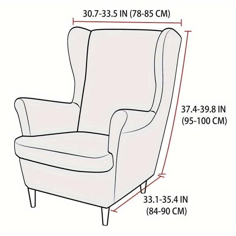 Housse de canapé extensible en polyester au rendu glamour, détail de l'ourlet