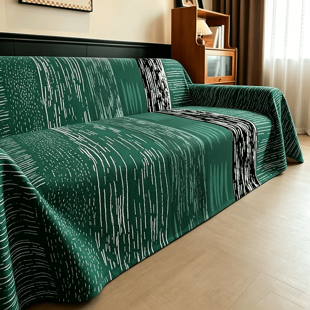 Housse de canapé épaisse en polyester imprimée, visuel produit