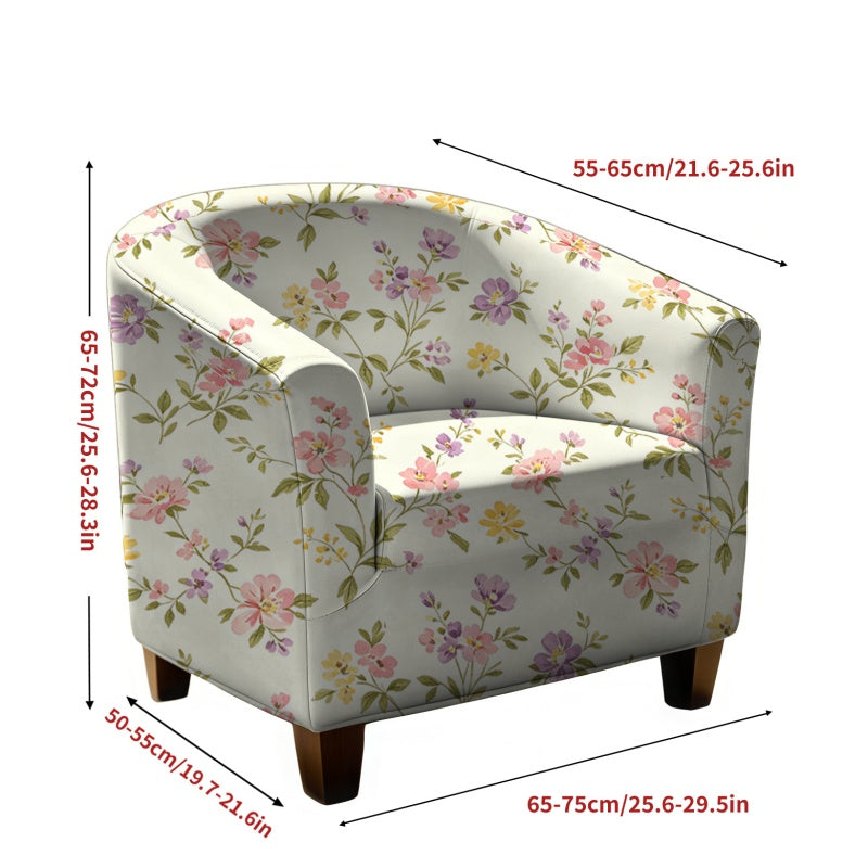Housse de canapé extensible en fibre de lait imprimée au dessin Art déco, tissu de 140 à 160 g/m²