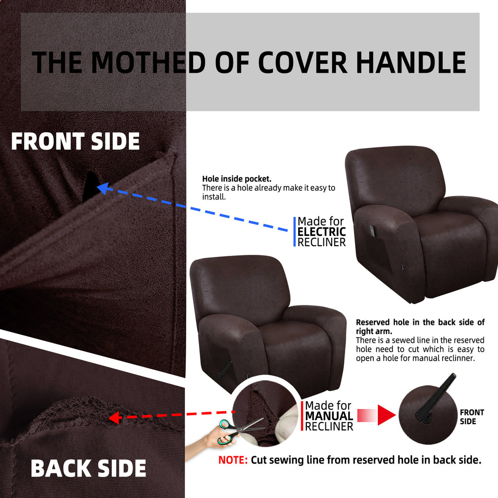 Housse de fauteuil extensible en fibre de lait, vue d'ensemble