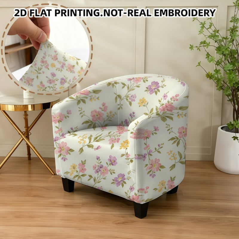 Housse de canapé extensible en fibre de lait imprimée au dessin Art déco, compatible fauteuil Image