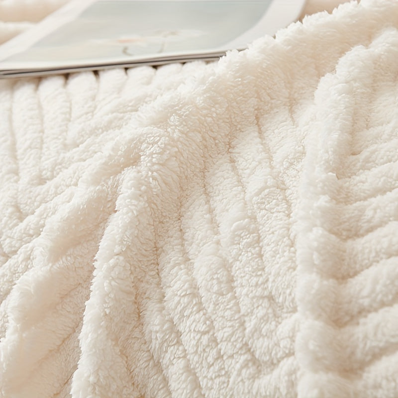 Housse de canapé en velours peluche, détail de la finition