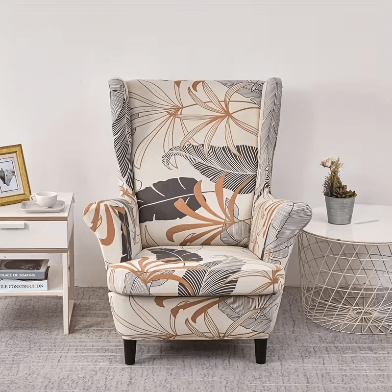 Housse de fauteuil extensible en fibre de lait, vue d'ensemble