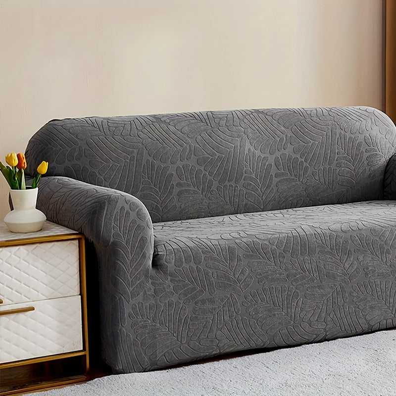 Housse de canapé extensible en tissu matelassé matelassée antidérapante, gros plan sur le tissu