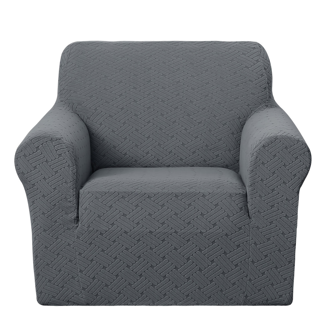 Housse de canapé épaisse extensible en polaire jacquard antidérapante