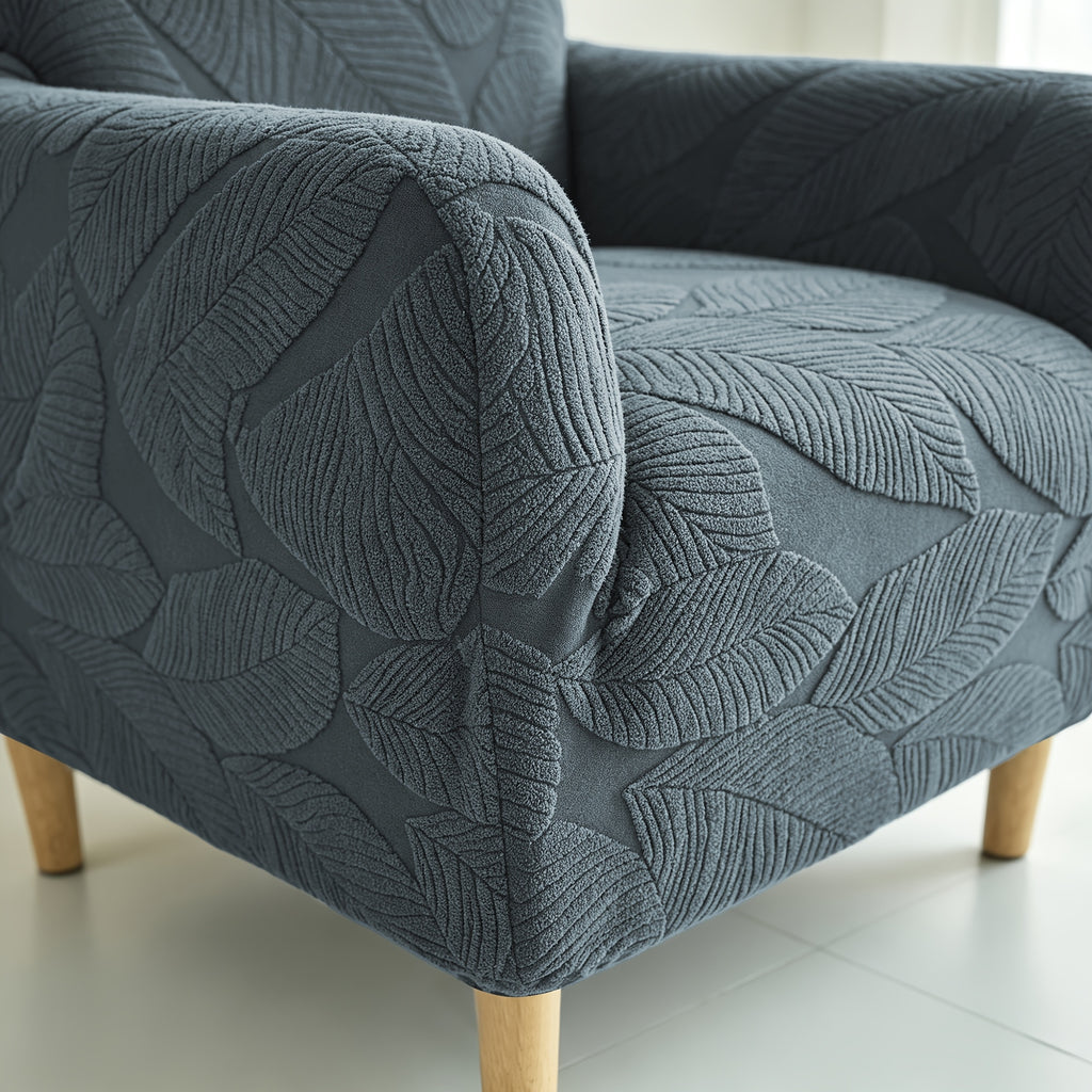 Housse de canapé extensible en polaire jacquard pour fauteuil, autre coloris