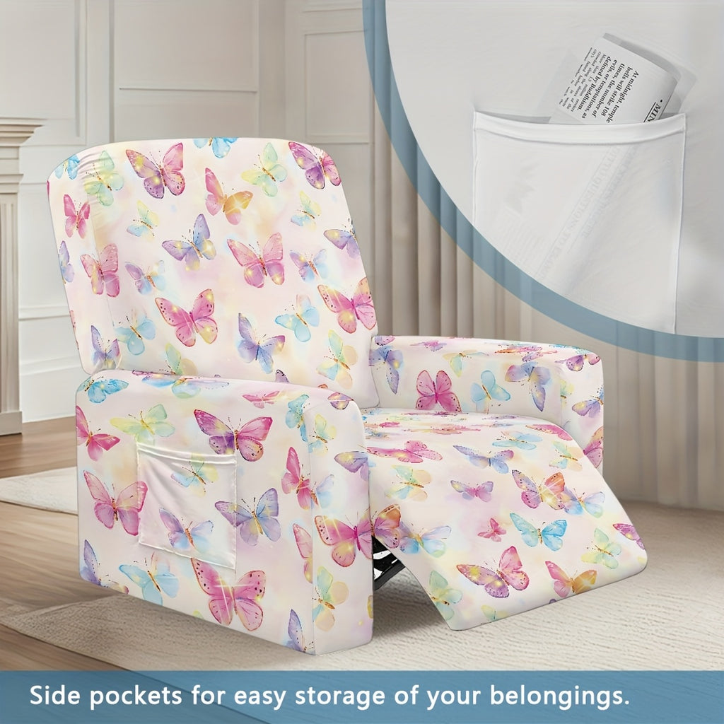 Protection de canapé avec poche de rangement d'esprit vintage, autre coloris