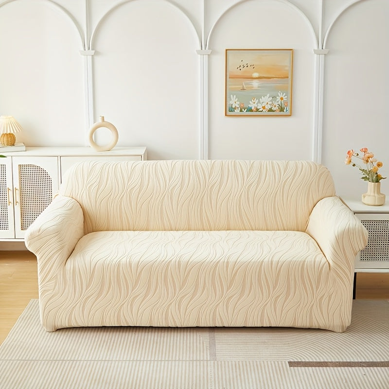 Housse de canapé extensible en tissu matelassé matelassée antidérapante, visuel produit