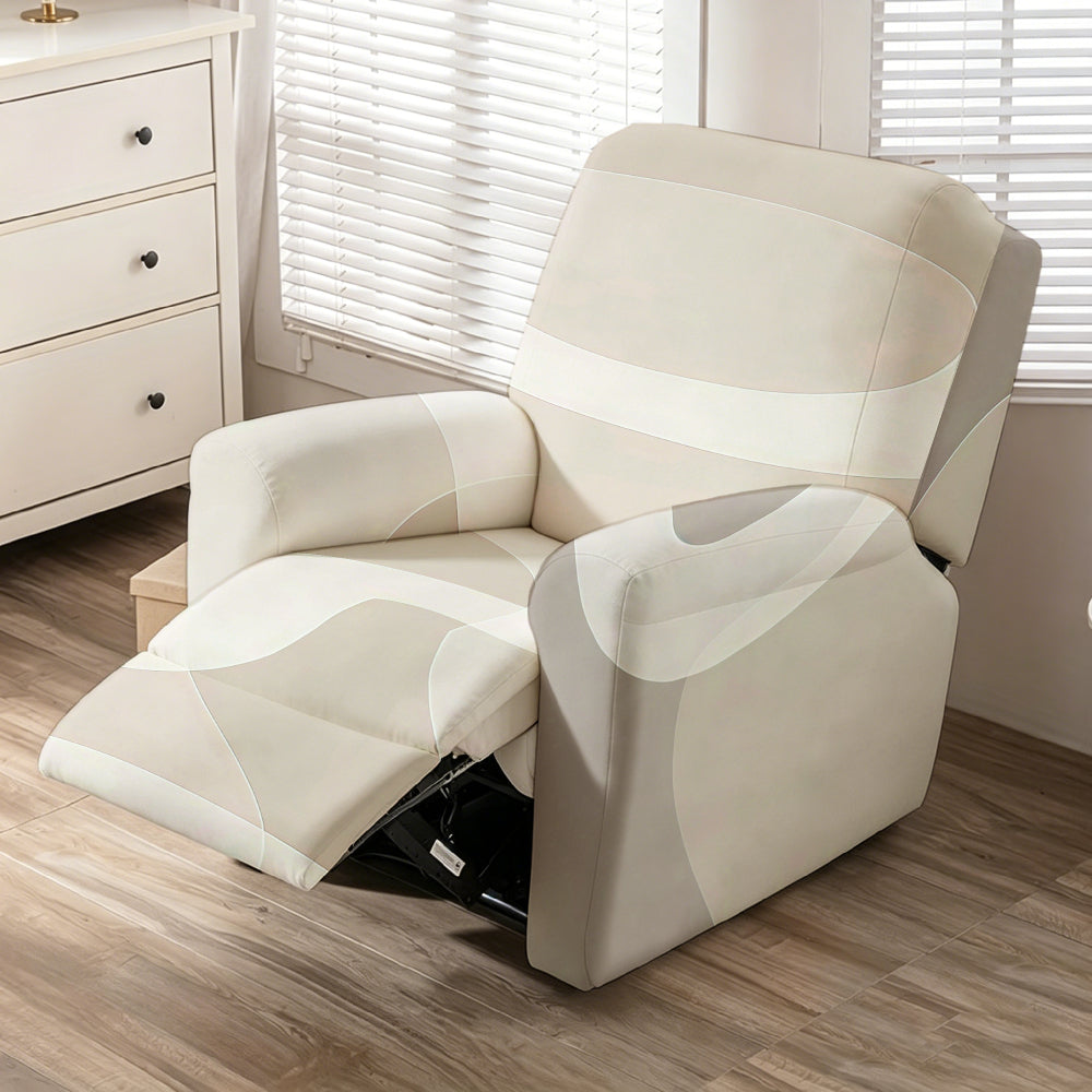 Housse de canapé extensible en fibre de lait matelassée pour fauteuil