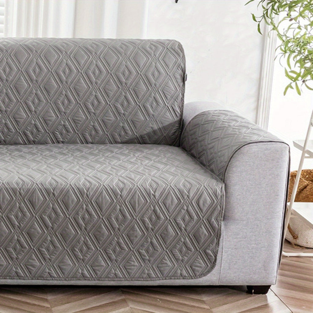 Housse de coussin épaisse en polyester antidérapante