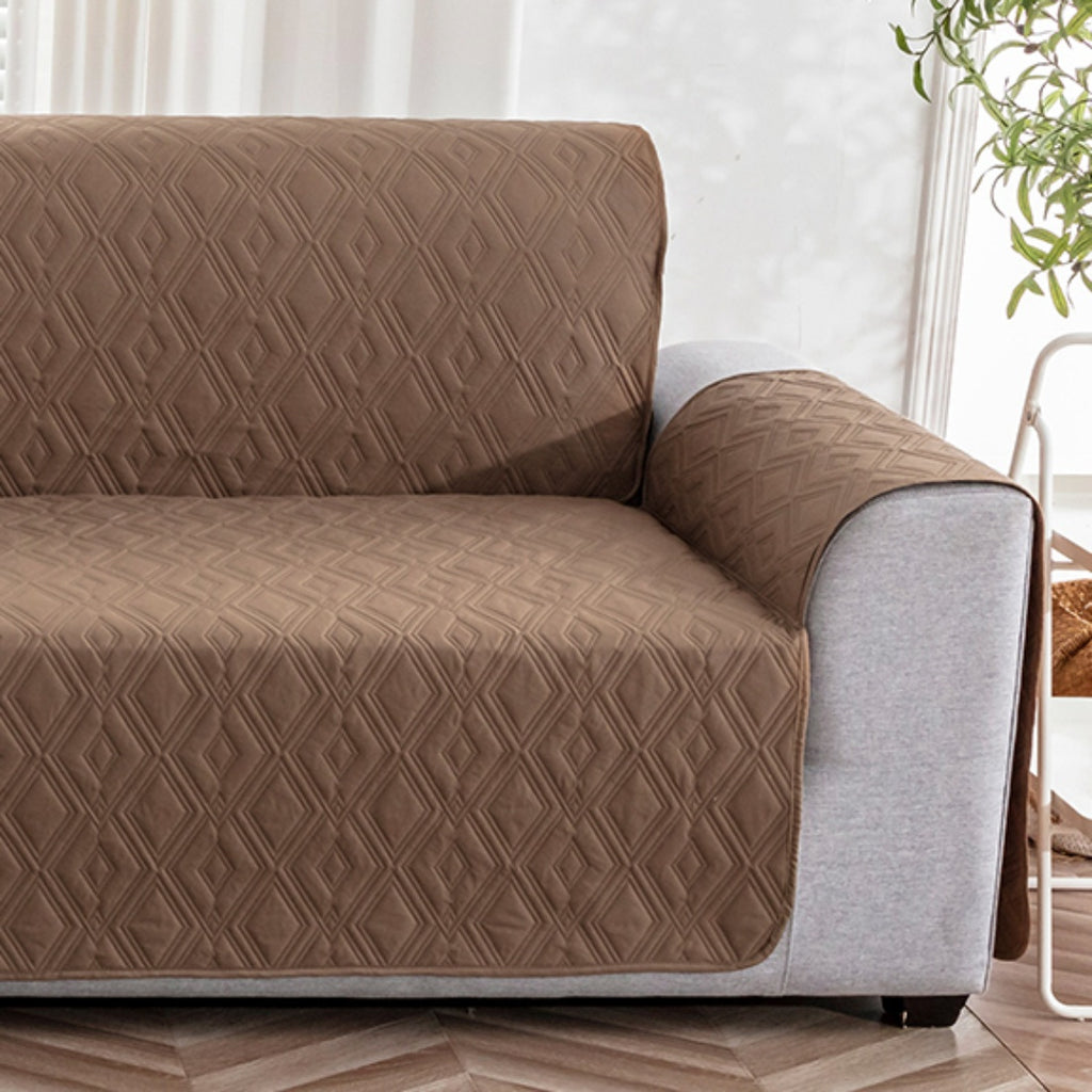 Housse de coussin épaisse en polyester antidérapante, vue d'ensemble
