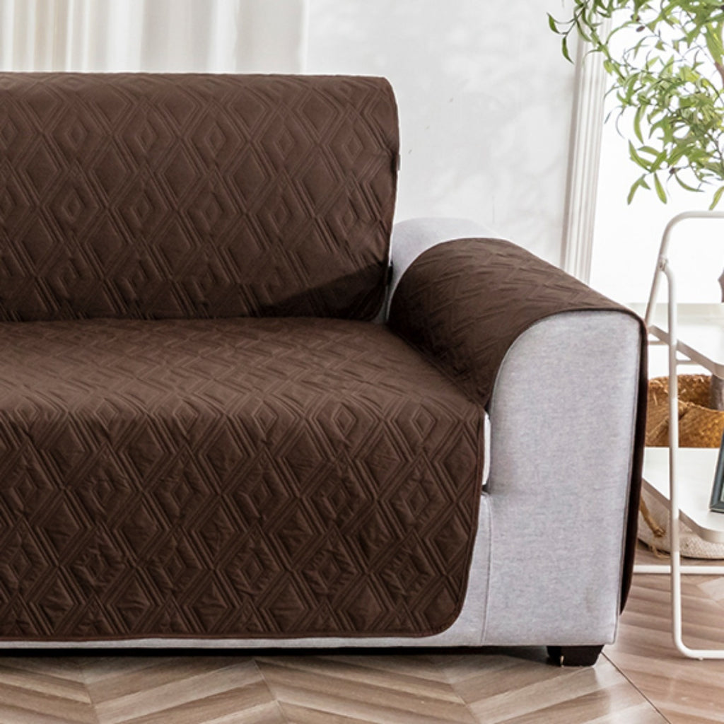 Housse de coussin épaisse en polyester antidérapante, mise en situation