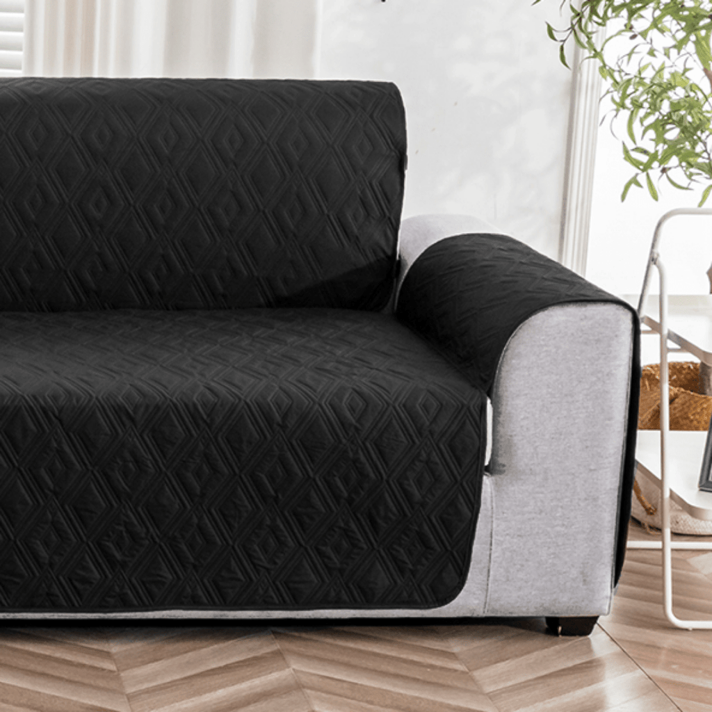 Housse de coussin épaisse en polyester antidérapante, vue d'ensemble