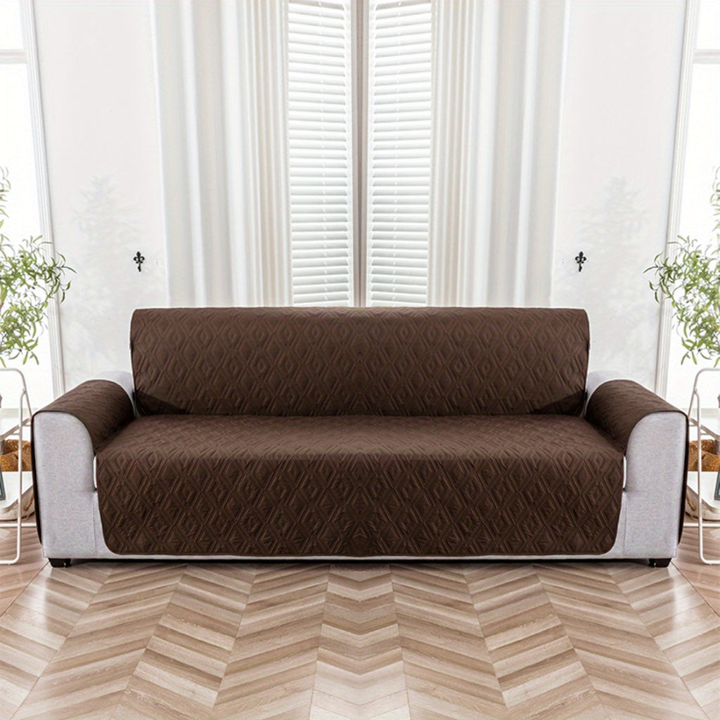 Housse de coussin épaisse en polyester antidérapante, autre coloris