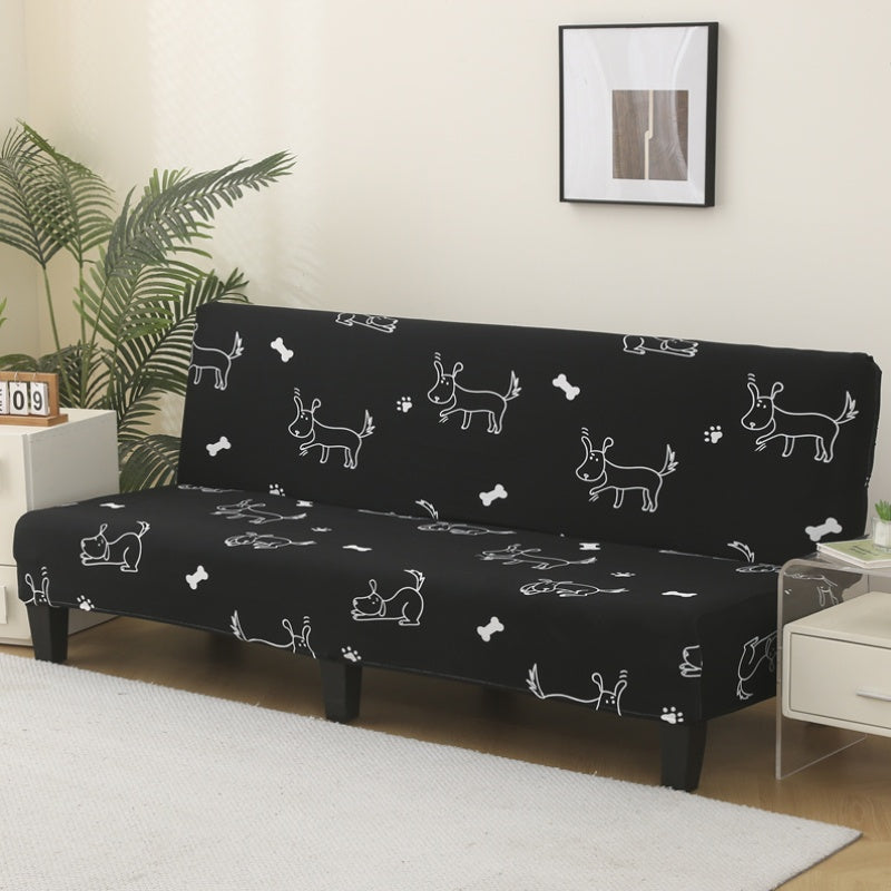 Protection de canapé légère en fibre de lait délavée sans accoudoirs, tissu de 100 à 120 g/m² Image