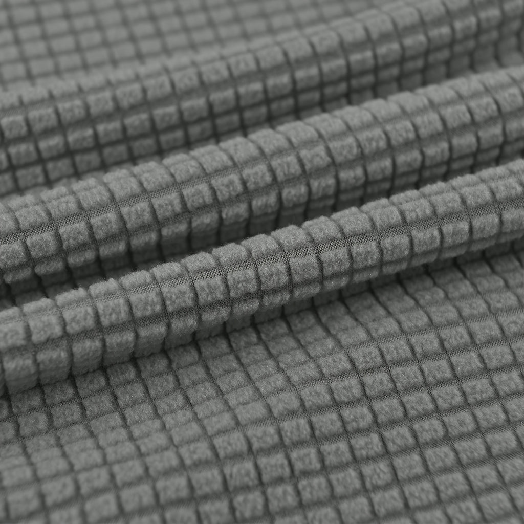 Housse de fauteuil extensible en velours côtelé jacquard pour fauteuil, vue d'ensemble