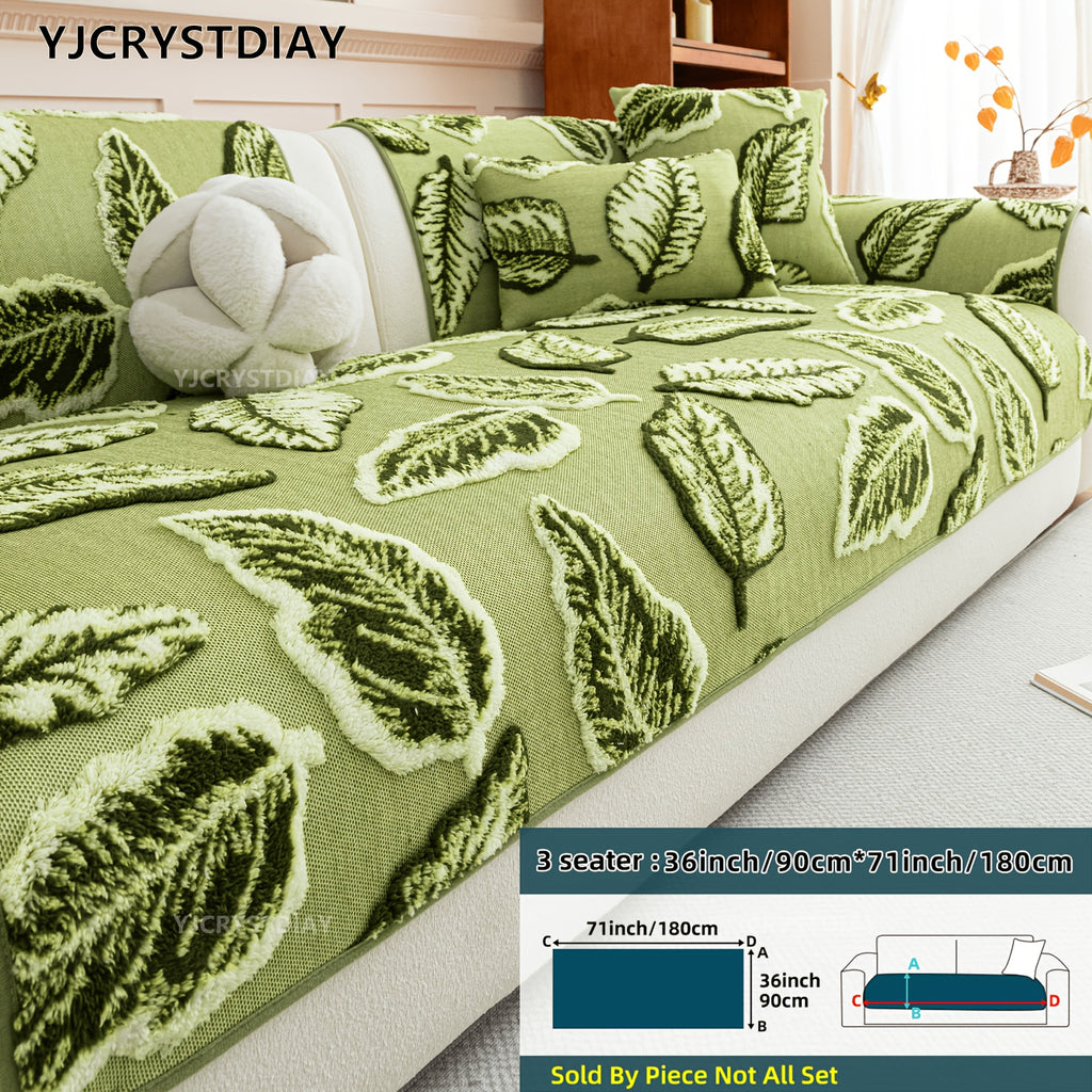 Housse de canapé en velours matelassée à motif bohème antidérapante, autre coloris