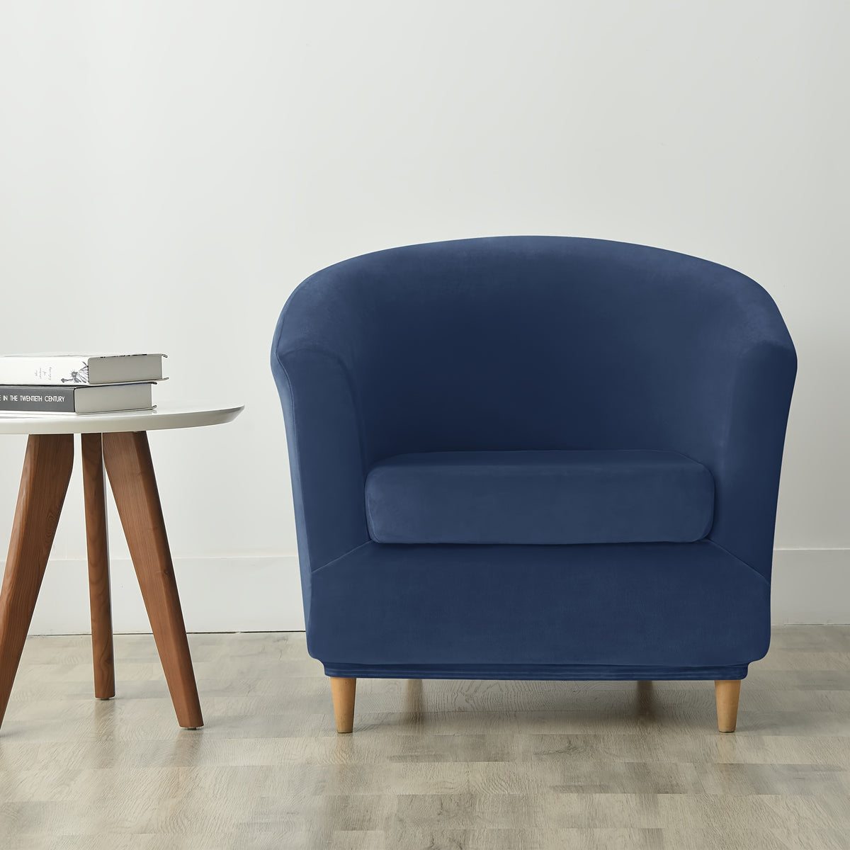 Housse de canapé extensible en velours à housses séparées pour fauteuil, autre coloris