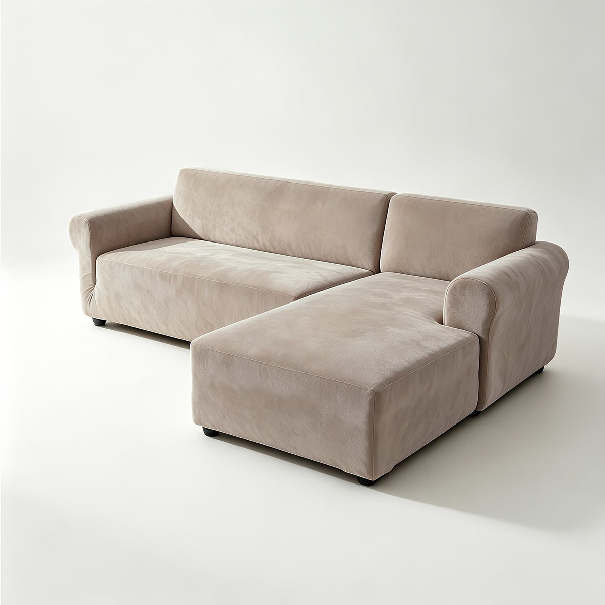 Housse de canapé extensible en velours jacquard, vue d'ensemble