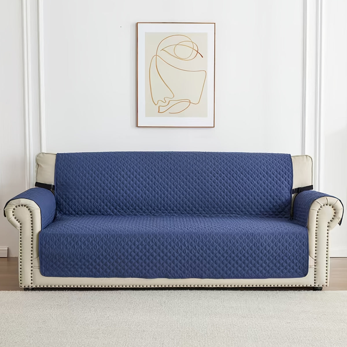 Housse de canapé légère en polyester antidérapante, autre coloris