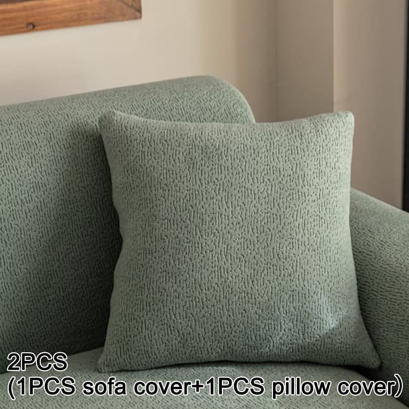 Housse de canapé épaisse extensible en polaire d'esprit bohème, tissu de 300 à 350 g/m²