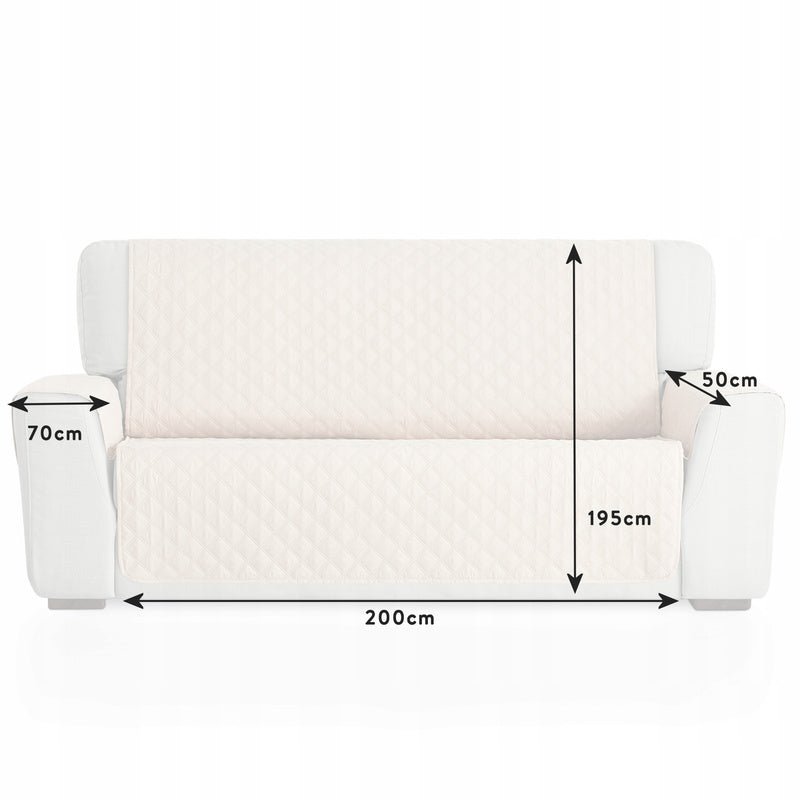 Protection de canapé en polyester, mise en situation