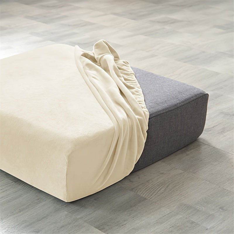 Housse de coussin extensible en velours antidérapante, autre coloris