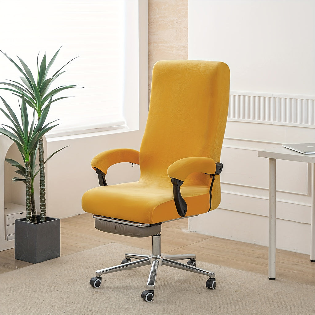Housse de canapé épaisse extensible en velours à housses séparées, tissu de 200 à 250 g/m²